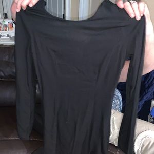 Black wet seal dress